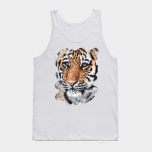 Tiger Cub Painting Tank Top